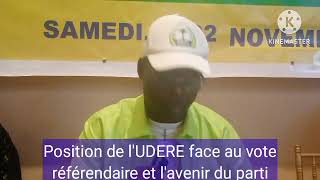 l udere fait la une lors de son conseil national en prenant position sur le vote référendaire [upl. by Iris]