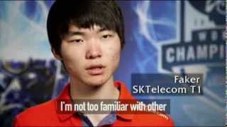 NA Mid Laners talk about Faker Reginald Mancloud and Hai share their thoughts  Worlds 2013 Day 1 [upl. by Aneehta]