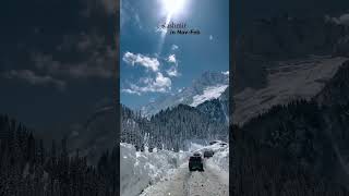 Kashmir from November to February ⛷️☃️ trip kashmir ytshorts season touristtip [upl. by Johnna18]