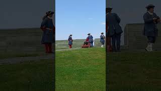 Fortress of Louisbourg canon firing part 3 fortressoflouisbourg canon canonfiring [upl. by Novah893]