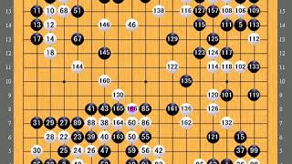 ●AlphaGo Zero 40 block vs ○AlphaGo Master Game 020 棋譜 [upl. by Art]