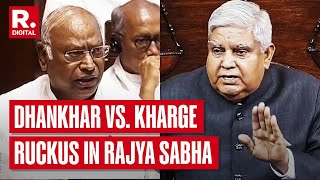 Dhankhar Vs Kharge In Rajya Sabha VP Says A Segment In The Habit Of Demeaning Democratic Culture [upl. by Saltzman108]