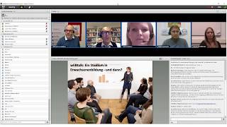 wEBtalk quotEin Studium in Erwachsenenbildung  und dannquot [upl. by Arek]