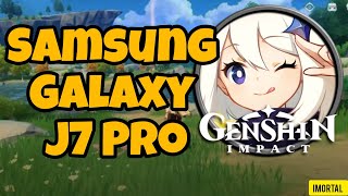 Samsung Galaxy J7 Pro  Genshin Impact  venha conferir [upl. by Ahsenre945]