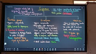 Biomolecules Cell The Unit of Life Enzyme Co factor Prosthetic Group Metal Ion NAD niacin Kukreja [upl. by Velick681]