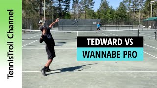 Wannabe Pro vs Tedward USTA 45 [upl. by Harman]