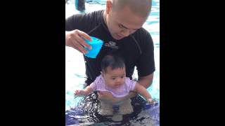 Baby Underwater Breath Hold Training [upl. by Noira169]