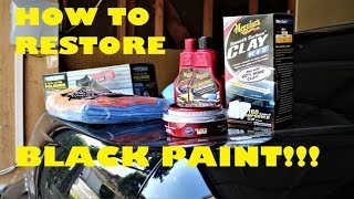 How to restore paint on a black car [upl. by Schnur87]