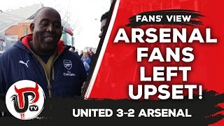 Defeated and deflated Robbie from ArsenalFanTV  Man United 32 Arsenal [upl. by Avrenim303]