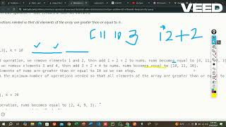 Minimum operations To exceed threshold value  LeetCode  3066  Prioirity Queues  Python [upl. by Oliana714]