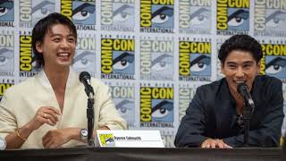 Kaku Kento Joins Takeuchi Ryoma to Unveil ‘Like a Dragon Yakuza’ Trailer at Comic Con [upl. by Ettenahc]