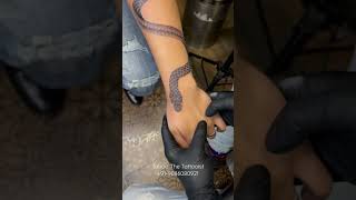 Snake Tattoo 🐍  Gourav jamwal  Taboo The Tattooist [upl. by Schonfield]