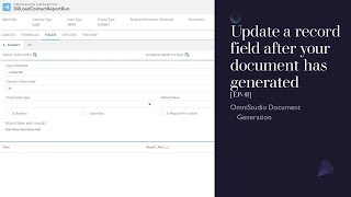 Update a record field after your document has generated EP41 [upl. by Hanid923]