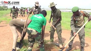 Opération de reboisement sur Ila Touba avec les Eaux et Forêts de Thiès [upl. by Riggall331]