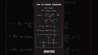 Fourier Transform  Signals and Systems  NerdyBug shorts [upl. by Ahtaela]