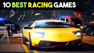 10 BEST Racing Games Of All Time For Mobile PC amp Consoles 😍 [upl. by Adialeda]