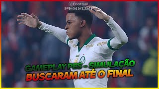 PALMEIRAS CORRE ATRAS DO PLACAR MESMO COM DESFALQUES  GAMEPLAY PES 2021  33 [upl. by Macpherson296]