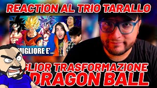 cavernadiplatone Reaction a GiosephTheGamer Miglior TRASFORMAZIONE migliore di DRAGON BALL [upl. by Nyleak]