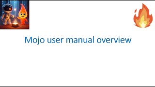 Mojo user manual brief summary [upl. by Enileda]