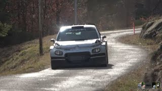 TEST RALLYE MONTECARLO 2024 CITROEN RACING NIKOLAY GRYAZINYOHAN ROSSEL FLATOUT [upl. by Miche]