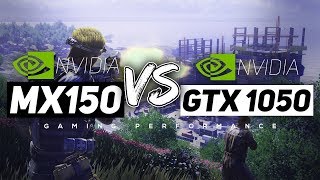 NVIDIA Geforce MX150 VS NVIDIA Geforce GTX 1050 2018  Gaming Performance Test [upl. by Fendig]