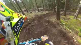 GoPro HD  downhill  last session for 2014  les 7 laux [upl. by Ahsilak]