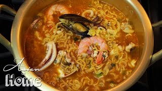 Korean Seafood Ramen [upl. by Nsaj778]