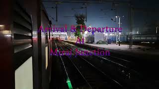 Mahalaxmi Express Departing From Miraj With Onboard Railfans amp Central Railway Officials [upl. by Ainaznat]