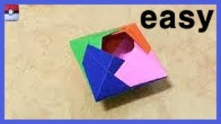 711 쉬운 종이접기 다면체 polyhedron Origami 수운 색종이접기 摺紙 折纸 easy оригами 折り紙 اوريغامي [upl. by Daphne766]