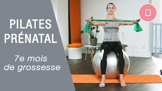 Pilates Prénatal  7ème mois de grossesse [upl. by Yelats]