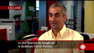 Gérald Fillion  Patrick Pichette chef de la direction financière de Google [upl. by Herbie416]