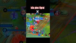 quotUnstoppable Ixia amp Tigreal Ultimate Combo  Insane Team Kill Mobile Legends Shortquot [upl. by Cohl]