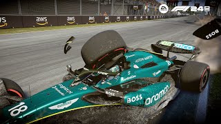 NEVER Celebrate Too Early Winning a Race Losing a Car F1 24 [upl. by Nady]