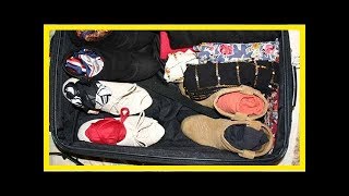 LAstuce Pour Que Vos Chaussures Prennent Moins de Place Dans Votre Valise [upl. by Anasiul]