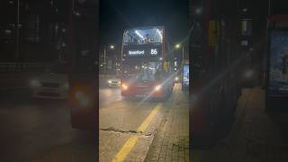 Stagecoach London Route 86 departing Romford Market for Stratford buses londonbus bus 2024 [upl. by Onitram768]