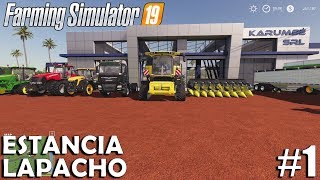 Estancia Lapacho  Timelapse 1  Farming Simulator 19  Mega Equipment [upl. by Dleifxam]