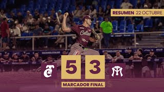 Tomateros vs Sultanes Serie 3  Juego 1 221024  RESUMEN [upl. by Emiatej]