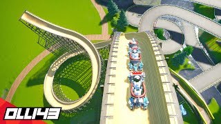 MAJOR DANGER Building a bobsled coaster in Planet Coaster awesome [upl. by Aikas]