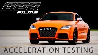 APR TT RS 25 TFSI Stage III Acceleration Testing [upl. by Cavanaugh421]