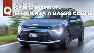 L’AUTO IBRIDA a GPL esiste autonomia 1600km  KIA NIRO HYBRID GPL [upl. by Papotto]