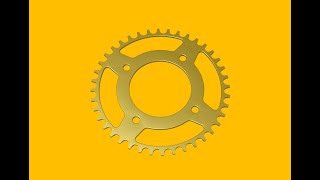 Design Spark Mechanical Tutorials  Creating a bike sprocket [upl. by Nylrebmik]