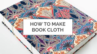 How to Make Your Own Book Cloth [upl. by Adda]