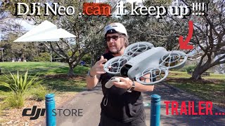 new 💥💥 Dji Neo Drone TRAILER Full autonomous AI small stealth Drone palm launch can it keep up [upl. by Klemperer]