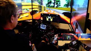 Racing Simulation Triple Monitor amp Next Level Racing Motion Platform Plus [upl. by Atoiyanap881]