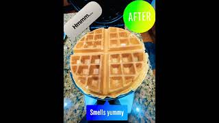 This recipe is easy amp makes delicious authentic perfectly crisp amp golden waffles😋😋 [upl. by Adnoraj]