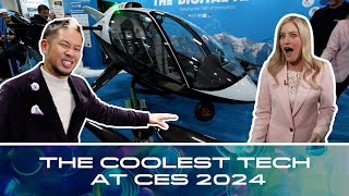 The Coolest Tech at CES 2024 with iJustine and briantong [upl. by Inuat878]