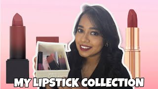 MY LIPSTICK COLLECTION 💄 Part 3  High End Lipsticks ✨ [upl. by Nelyt]