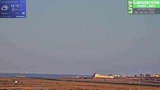 🟢 612024 LIVE LANZAROTE AIRPORT  CLOSEST WEBCAM  Nighttime 153 [upl. by Kingsly]