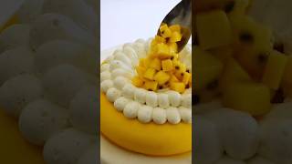 ENTREMET MANGUE PASSION COEUR CARAMEL COULANT [upl. by Esmerolda]