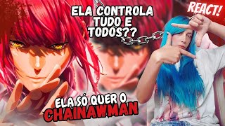 REACT I Makima Chainsaw Man  Demônio Controle  M4rkim [upl. by Eerdna]